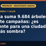 Málaga suma 9.684 árboles en siete campañas: ¿es suficiente para una ciudad con más sombra?