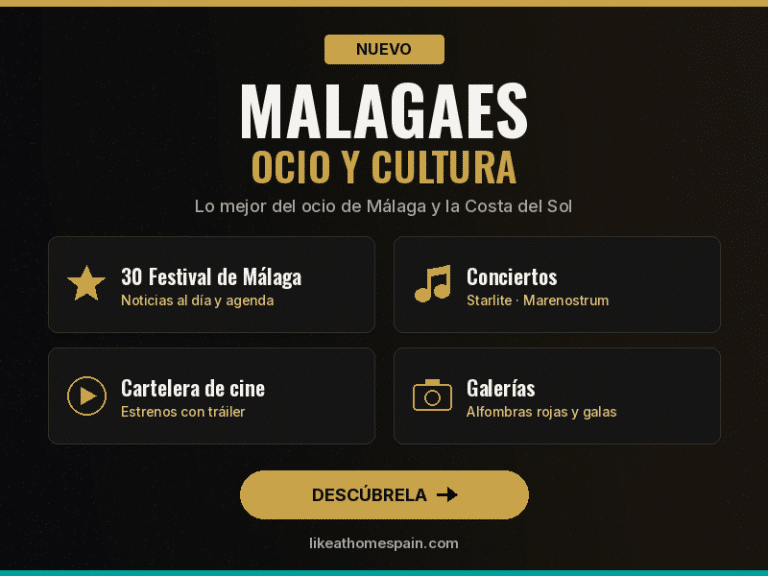 Malagaes Ocio y Cultura: el Festival de Málaga, los conciertos, el cine y las galerías, en una sola web