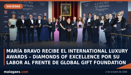 MARÍA BRAVO RECIBE EL INTERNATIONAL LUXURY AWARDS – DIAMONDS OF EXCELLENCE POR SU LABOR AL FRENTE DE GLOBAL GIFT FOUNDATION