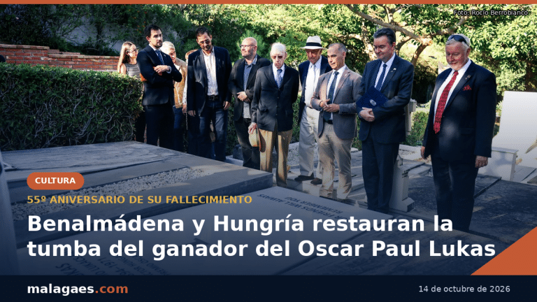 Benalmádena y Hungría restauran la tumba del ganador del Oscar Paul Lukas en el 55º aniversario de su fallecimiento