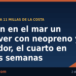 Hallan en el mar frente a Estepona un cadáver con neopreno y flotador, el cuarto en pocas semanas