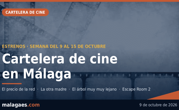 Cartelera de cine en Málaga: los estrenos de la semana del 9 de octubre