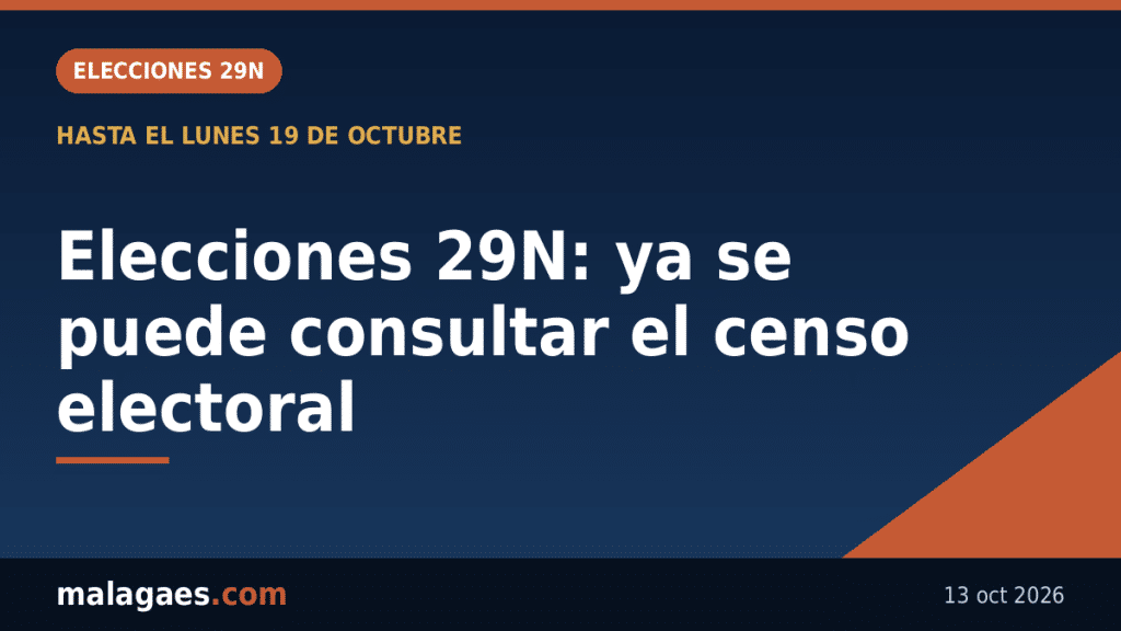 Elecciones generales: ya se puede consultar el censo electoral y reclamar errores hasta el 19 de octubre