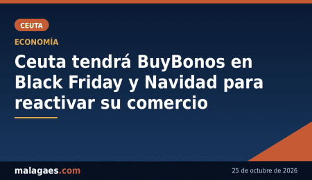 Los primeros BuyBonos para reactivar el comercio de Ceuta llegarán en Black Friday y Navidad