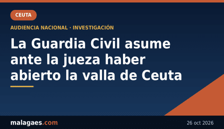 Ceuta: el jefe de Operaciones de la Guardia Civil asume ante la jueza que abrió la valla · Malagaes.com