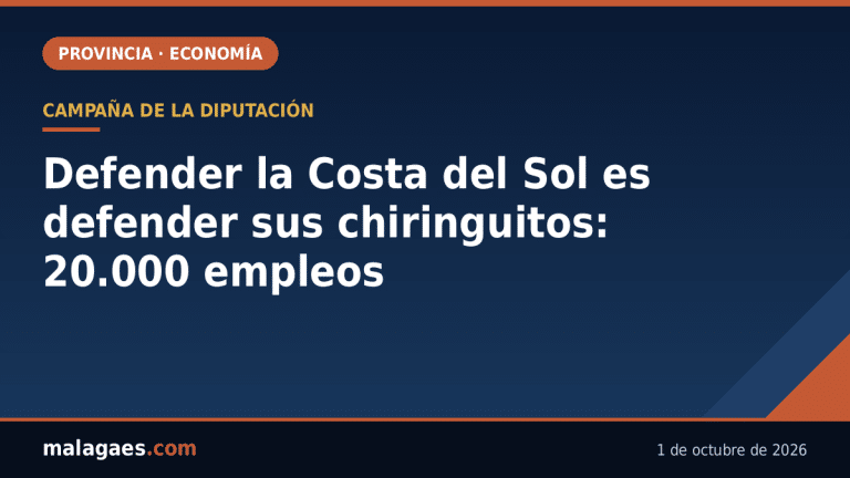 «Defender la Costa del Sol es defender sus chiringuitos»: la Diputación sale en defensa de un sector de 20.000 empleos