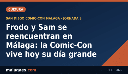 Frodo y Sam se reencuentran en Málaga: la Comic-Con vive hoy su día grande