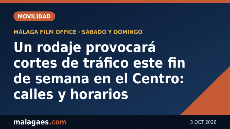 Un rodaje provocará cortes de tráfico este fin de semana en el Centro: calles y horarios