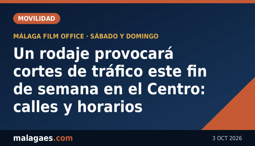 Un rodaje provocará cortes de tráfico este fin de semana en el Centro: calles y horarios