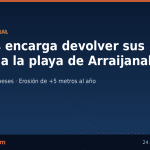 Costas encarga el proyecto para devolver sus dunas a la playa de Arraijanal, que pierde más de cinco metros al año
