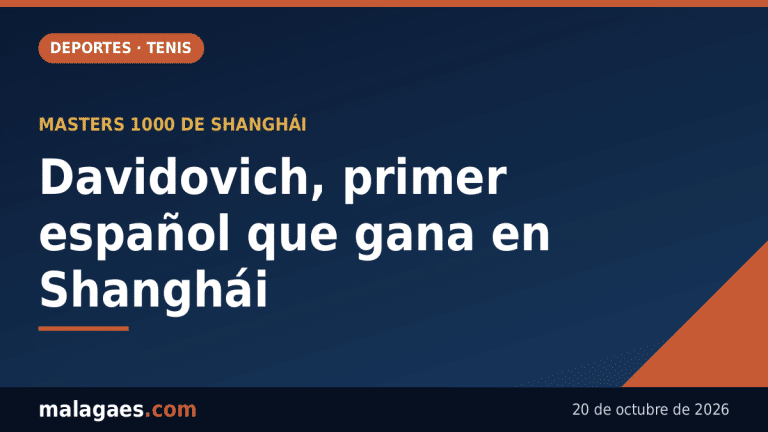 Davidovich hace historia en Shanghái: primer español que conquista el único Masters 1000 que se resistía al tenis nacional