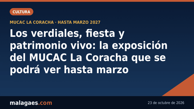 Los verdiales, fiesta y patrimonio vivo: la exposición del MUCAC La Coracha que se podrá ver hasta marzo