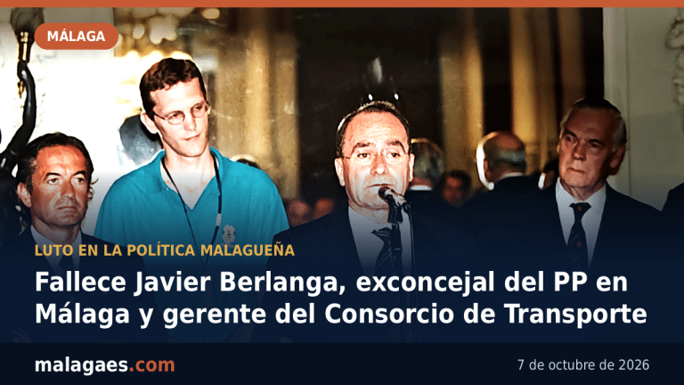 Fallece Javier Berlanga, exconcejal del PP en Málaga y gerente del Consorcio de Transporte