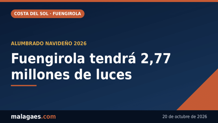 Fuengirola encenderá el 27 de noviembre una Navidad con más de 2,77 millones de luces LED