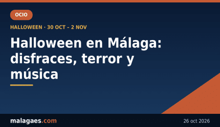 Halloween en Málaga: disfraces, rutas del terror y música para el fin de semana · Malagaes.com