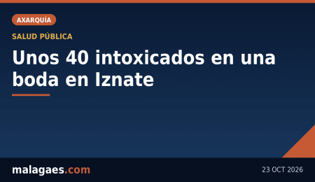 Unos 40 invitados intoxicados en una boda en Iznate: un hombre sigue en la UCI y Sanidad apunta a un aperitivo de gambas