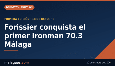 Forissier conquista el primer Ironman 70.3 Málaga