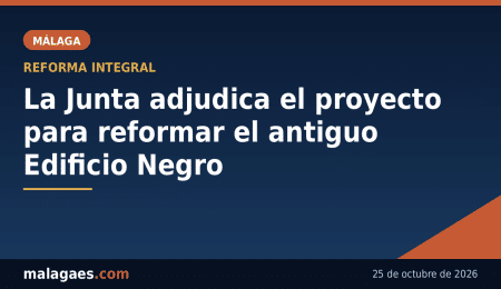 La Junta reactiva la reforma del antiguo Edificio Negro de Málaga con la adjudicación del proyecto