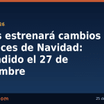La calle Larios de Málaga tendrá novedades en su alumbrado navideño y el encendido se mantiene el 27 de noviembre