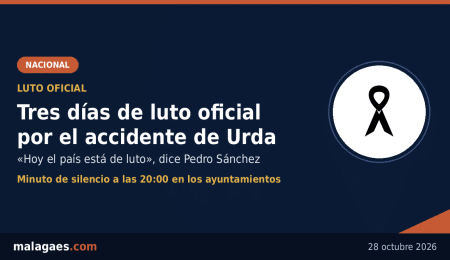 España decreta tres días de luto oficial por el accidente de Urda: «Hoy el país está de luto», dice Sánchez