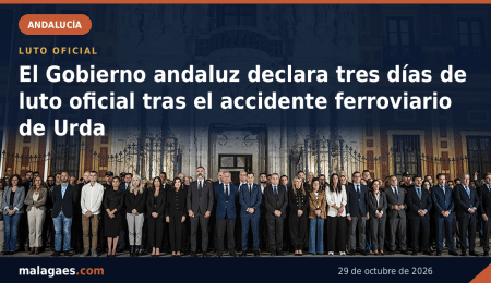 El Gobierno andaluz declara tres días de luto oficial tras el accidente ferroviario de Urda