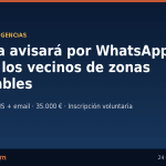 Málaga avisará por WhatsApp y SMS a los vecinos de zonas inundables: así funcionará el nuevo sistema de alertas