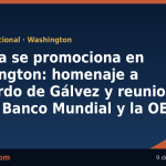 Málaga se promociona en Washington: homenaje a Bernardo de Gálvez y reuniones con el Banco Mundial y la OEA