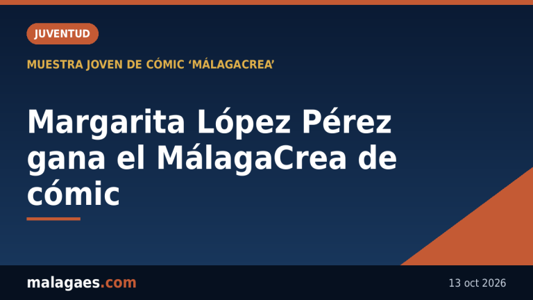 Margarita López Pérez gana el MálagaCrea de cómic con ‘Profesora en prácticas’