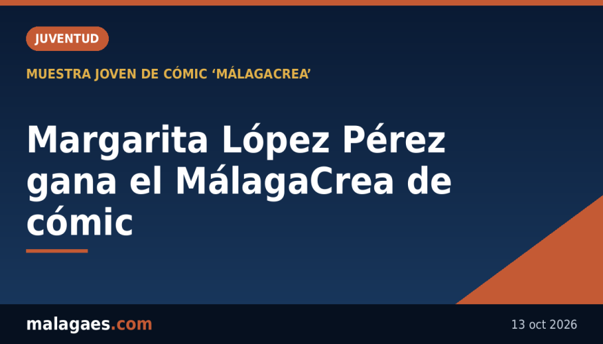 Margarita López Pérez gana el MálagaCrea de cómic con ‘Profesora en prácticas’