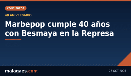 Marbepop celebra sus 40 años este sábado en el parque de la Represa con Besmaya y lo mejor de la escena local