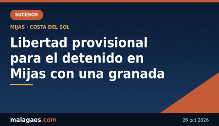 Libertad provisional para el detenido en Mijas con una granada de mano · Malagaes.com