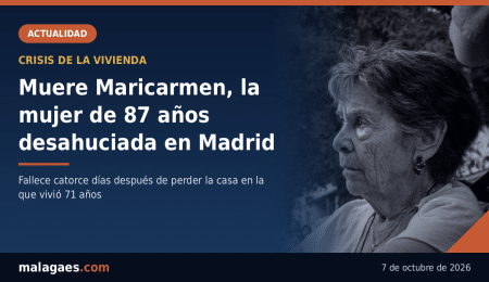 Muere Maricarmen, la mujer de 87 años desahuciada en Madrid tras 71 años en su casa