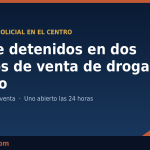 Nueve detenidos en dos puntos de venta de droga del Centro de Málaga, uno de ellos abierto las 24 horas