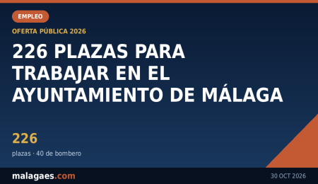 El Ayuntamiento de Málaga aprueba una oferta de empleo público de 226 plazas, con 40 de bombero