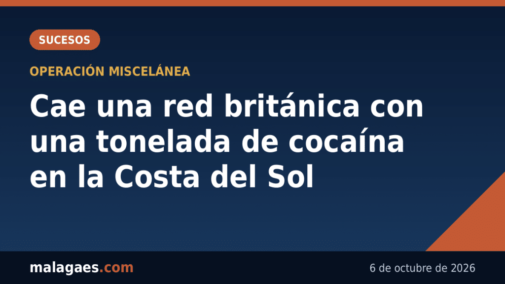 La Guardia Civil desarticula una red británica que movía cocaína desde Estepona a Europa: una tonelada intervenida