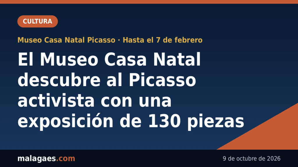 El Museo Casa Natal descubre al Picasso activista con una exposición de 130 piezas