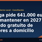 Málaga pide 641.000 euros para mantener en 2027 el cuidado gratuito de menores a domicilio