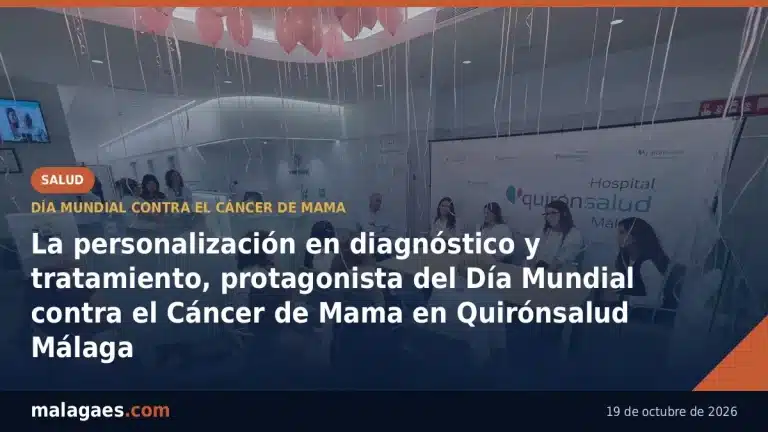 La personalización en diagnóstico y tratamiento, protagonista del Día Mundial contra el Cáncer de Mama en Quirónsalud Málaga