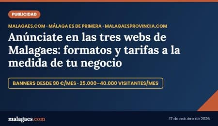 Malagaes.com, Málaga Es De Primera y Malagaesprovincia.com: toda la publicidad del grupo, a la medida de tu negocio