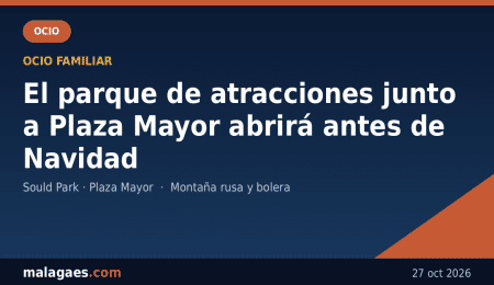El parque de atracciones junto a Plaza Mayor abrirá antes de Navidad
