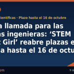 Última llamada para las futuras ingenieras: ‘STEM Talent Girl’ reabre plazas en Málaga hasta el 16 de octubre