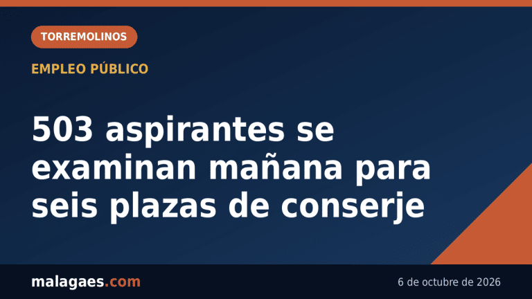503 aspirantes para seis plazas: Torremolinos examina mañana a sus futuros conserjes