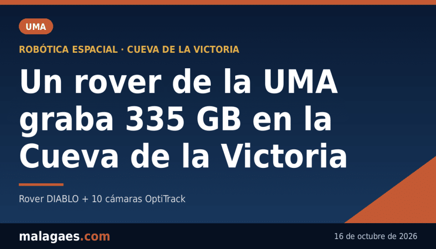 La UMA publica CAVERS, un enorme conjunto de datos de la Cueva de la Victoria para entrenar robots exploradores