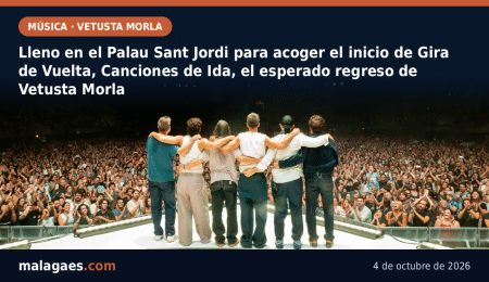 Lleno en el Palau Sant Jordi para acoger el inicio de Gira de Vuelta, Canciones de Ida, el esperado regreso de Vetusta Morla