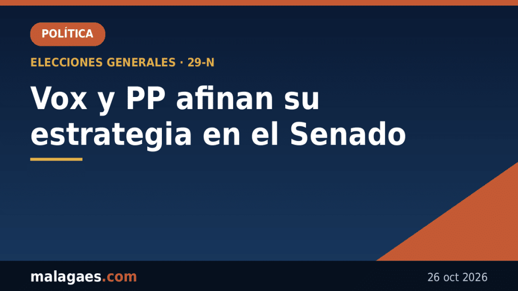 Vox y PP afinan su estrategia en el Senado de cara al 29-N
