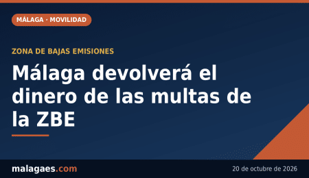 Málaga devolverá el dinero de las multas de la ZBE